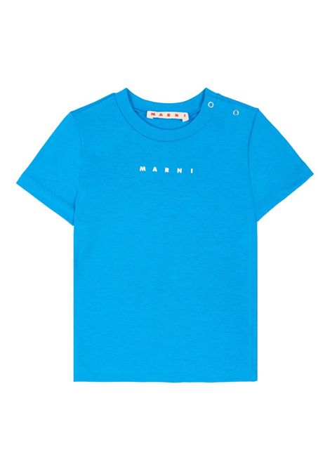 T-shirt con logo MARNI KIDS | M01785 M00RF0M859